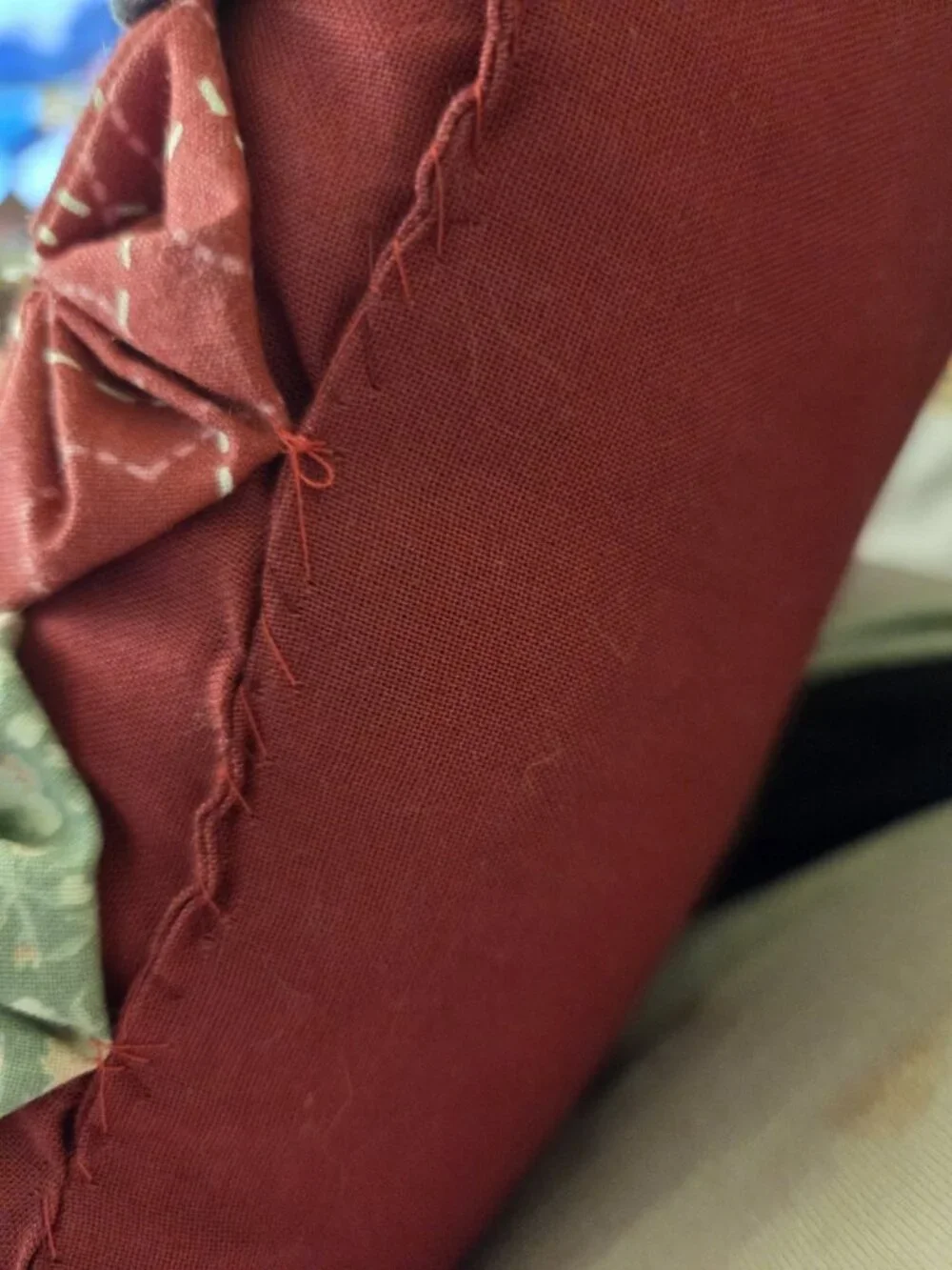 Vintage Handmade Yoyo Quilt Throw Pillow 13 X 13
